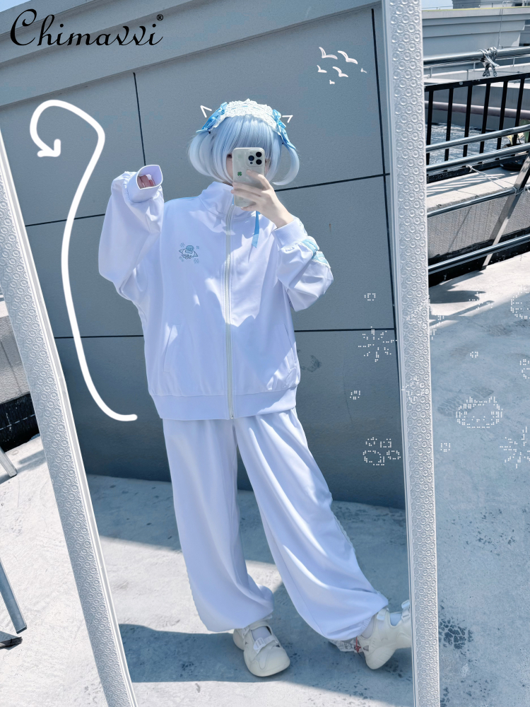 Winter Clothing Anime - Original Womens Pants Set Japanese Subculture