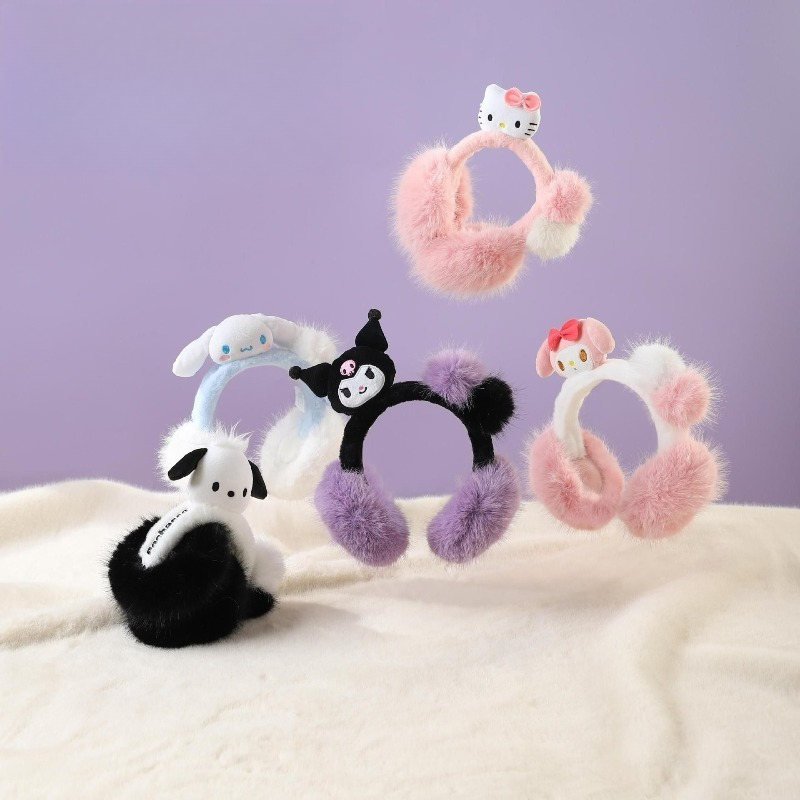 Winter Clothing Earmuffs - Anime Cartoon Kawaii KT Pochacco Cinnamoroll