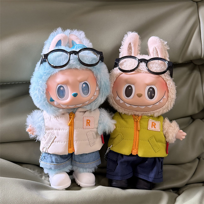 Winter Clothing Fashion - For 15 17cm Labubu Doll Down