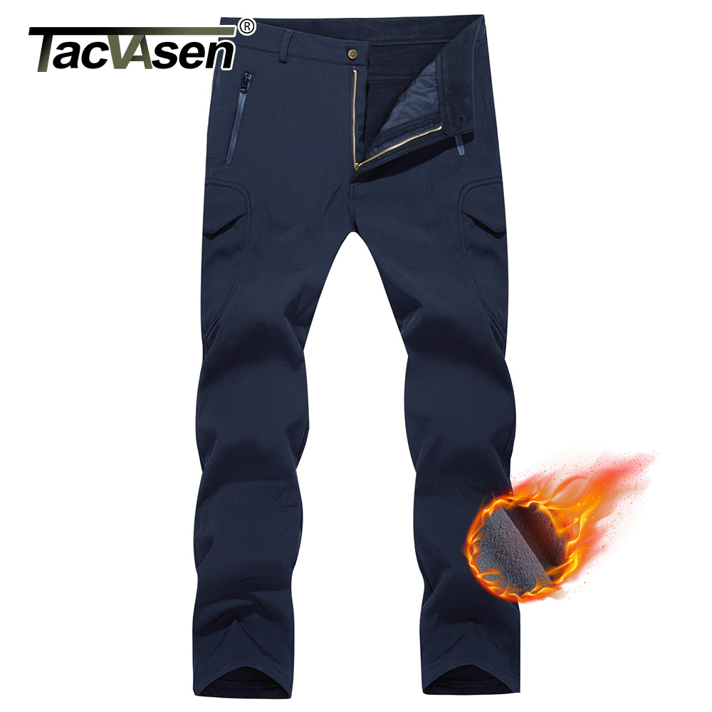 Winter Clothing Hiking - TACVASEN Winter Men's Soft-shell Work Pants
