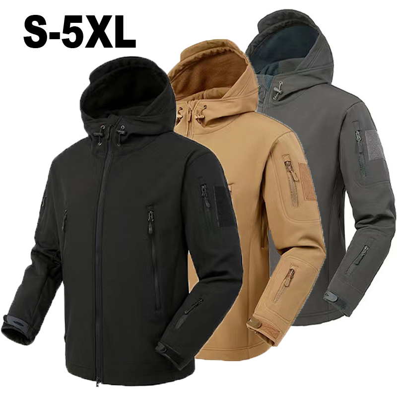 Winter Clothing Hiking - Men's Autumn Winter SoftShell Fleece Jackets
