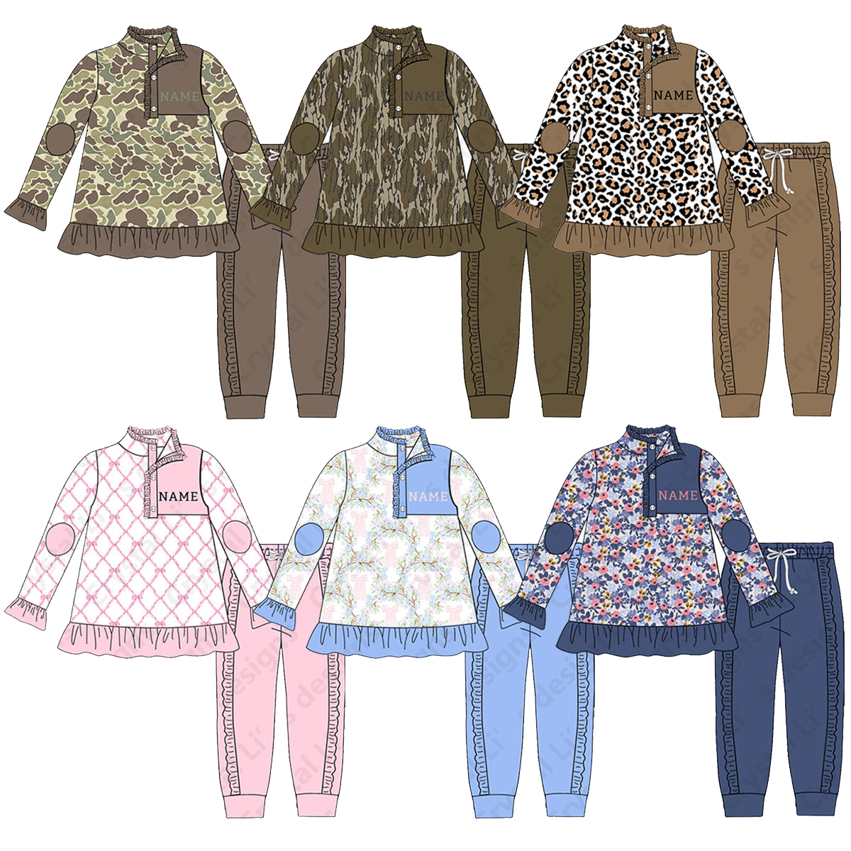 Winter Clothing Name - Boutique Kids Winter Clothing Long Sleeve