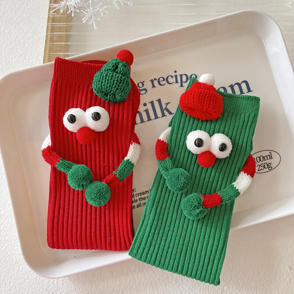 Winter Clothing Leg Warmers - Funny Kid's Christmas Socks Cute Middle