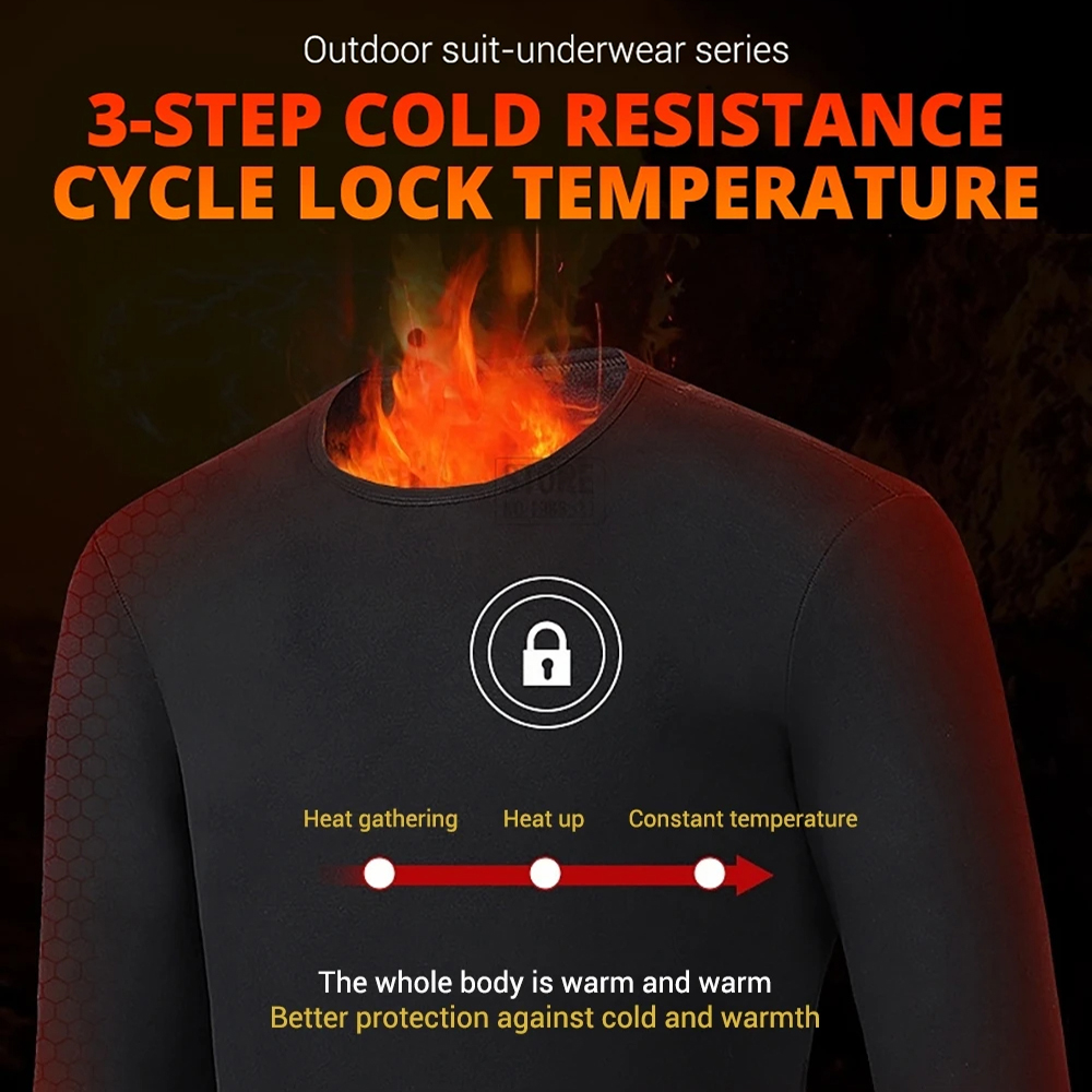 Heated Underwear 28 Areas Hiki - Winter Clothing Hiking recensione e prezzo