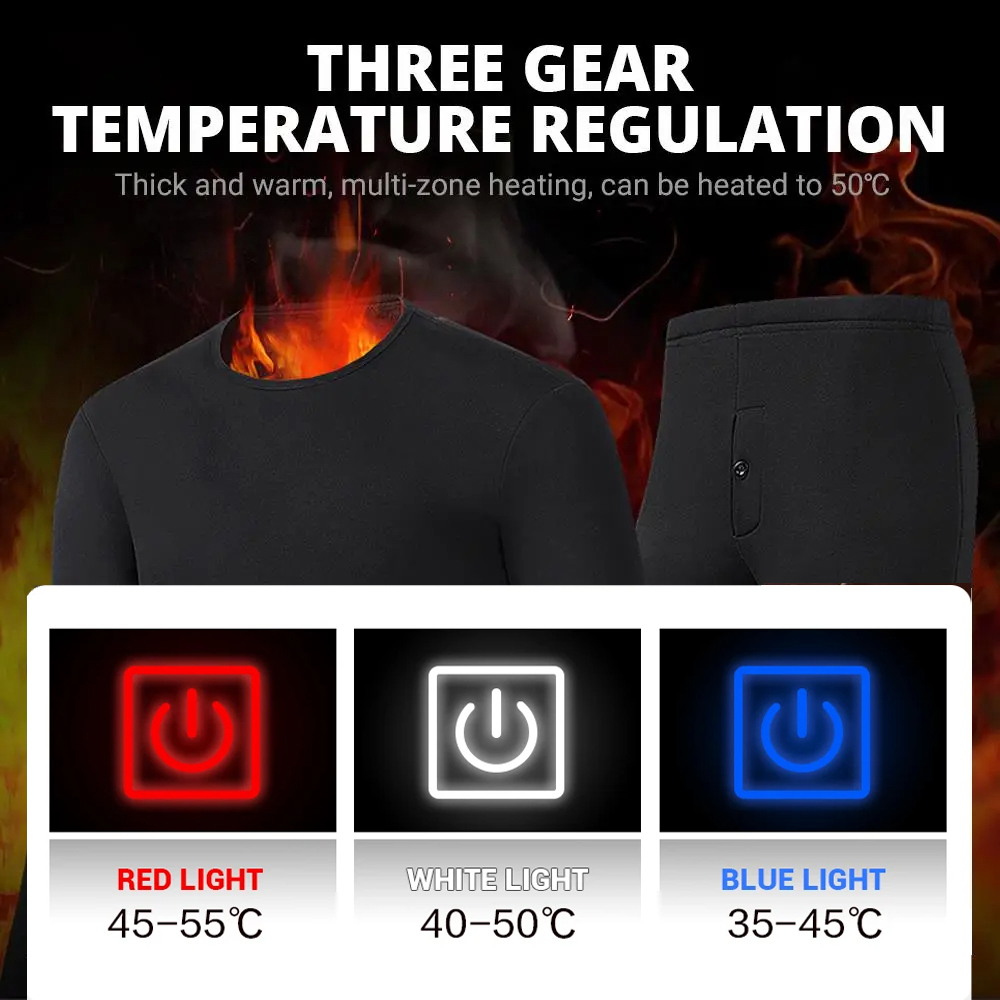 Heated Underwear 28 Areas Hiki - Winter Clothing Hiking recensione e prezzo