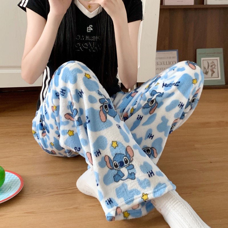Lilo&Stitch Flannel Pajamas wi - Winter Clothing Anime recensione e prezzo