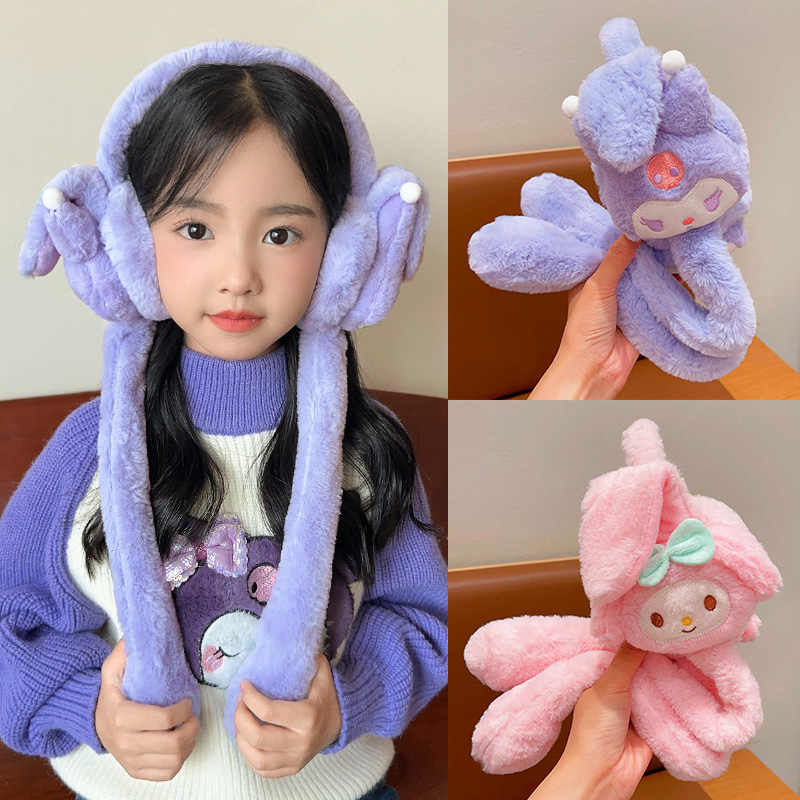 Sanrio Kawaii Kuromi Plush Ear - Winter Clothing Earmuffs recensione e prezzo