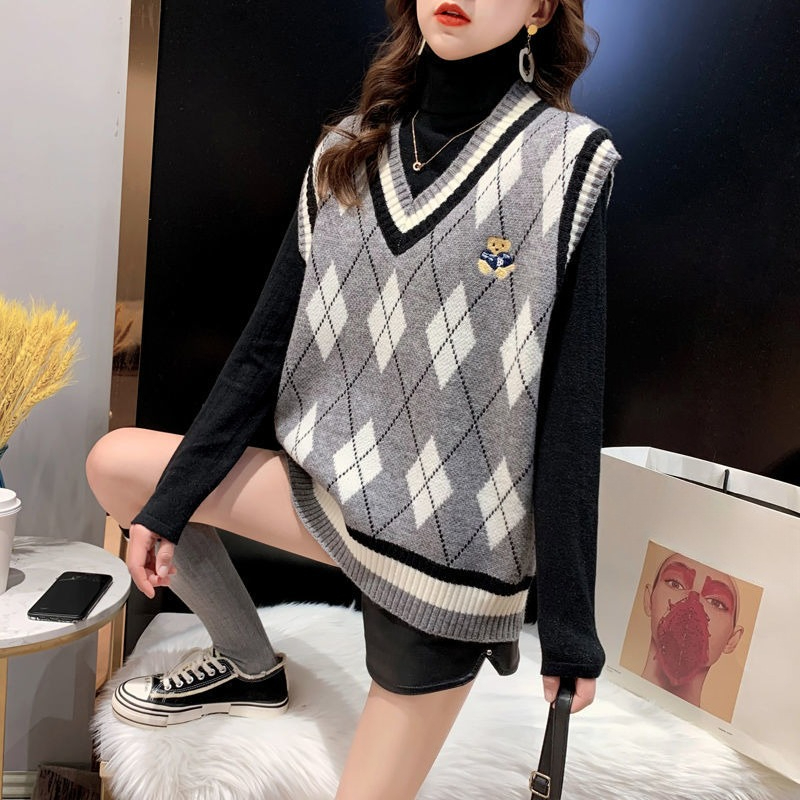 Red Knit Vests for Women Sleev - Winter Clothing Trends 2025 recensione e prezzo