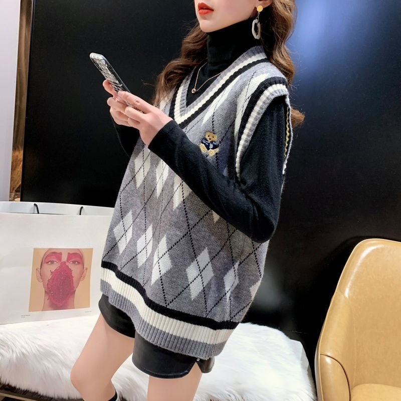 Red Knit Vests for Women Sleev - Winter Clothing Trends 2025 recensione e prezzo
