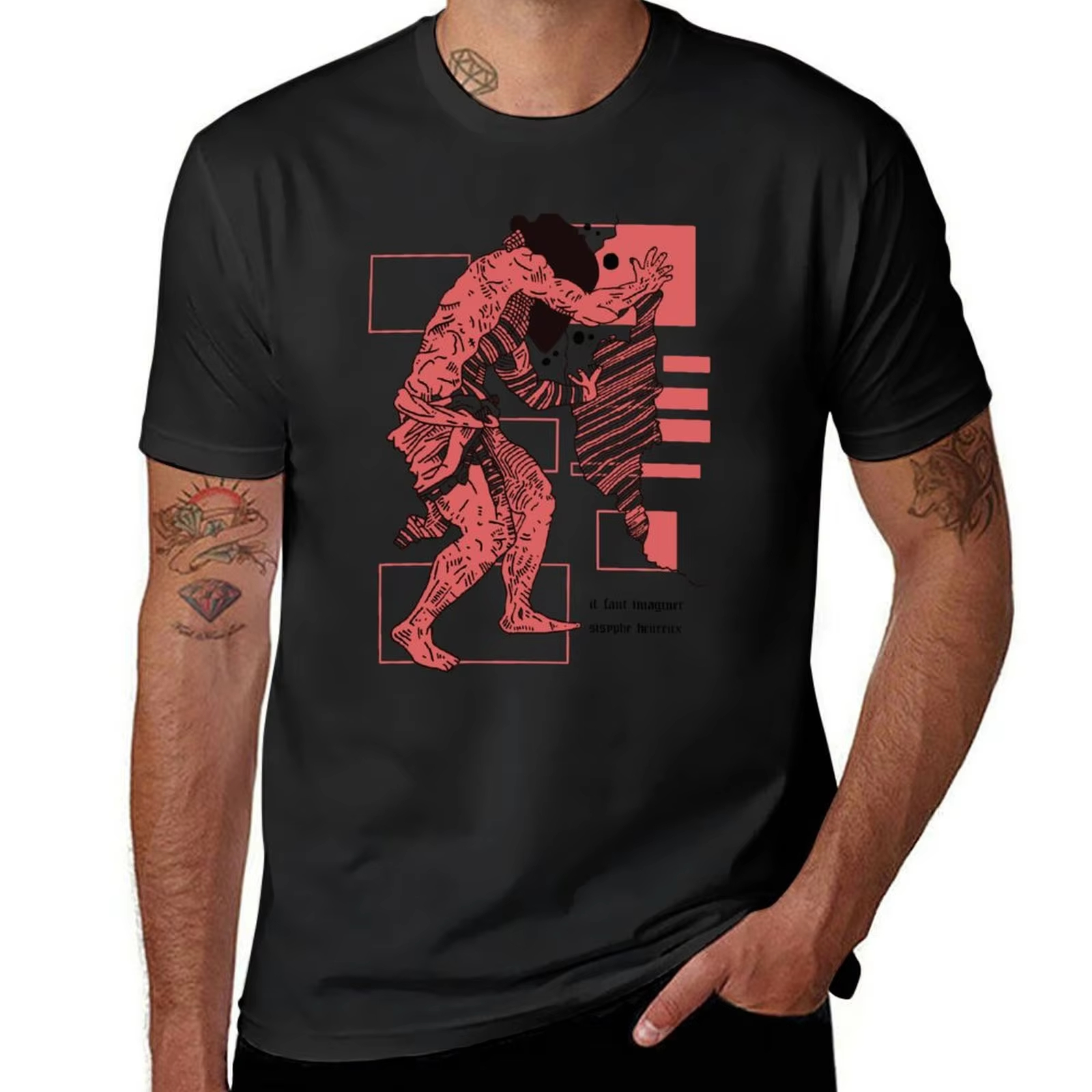 Sisyphus - Camus Quote Abstrac - Winter Clothing Quotes recensione e prezzo