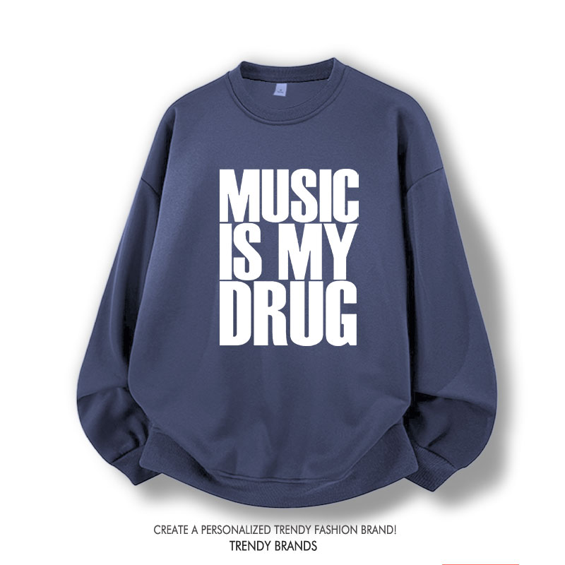 Fun Music Quote Sweatirt Loose - Winter Clothing Quotes recensione e prezzo