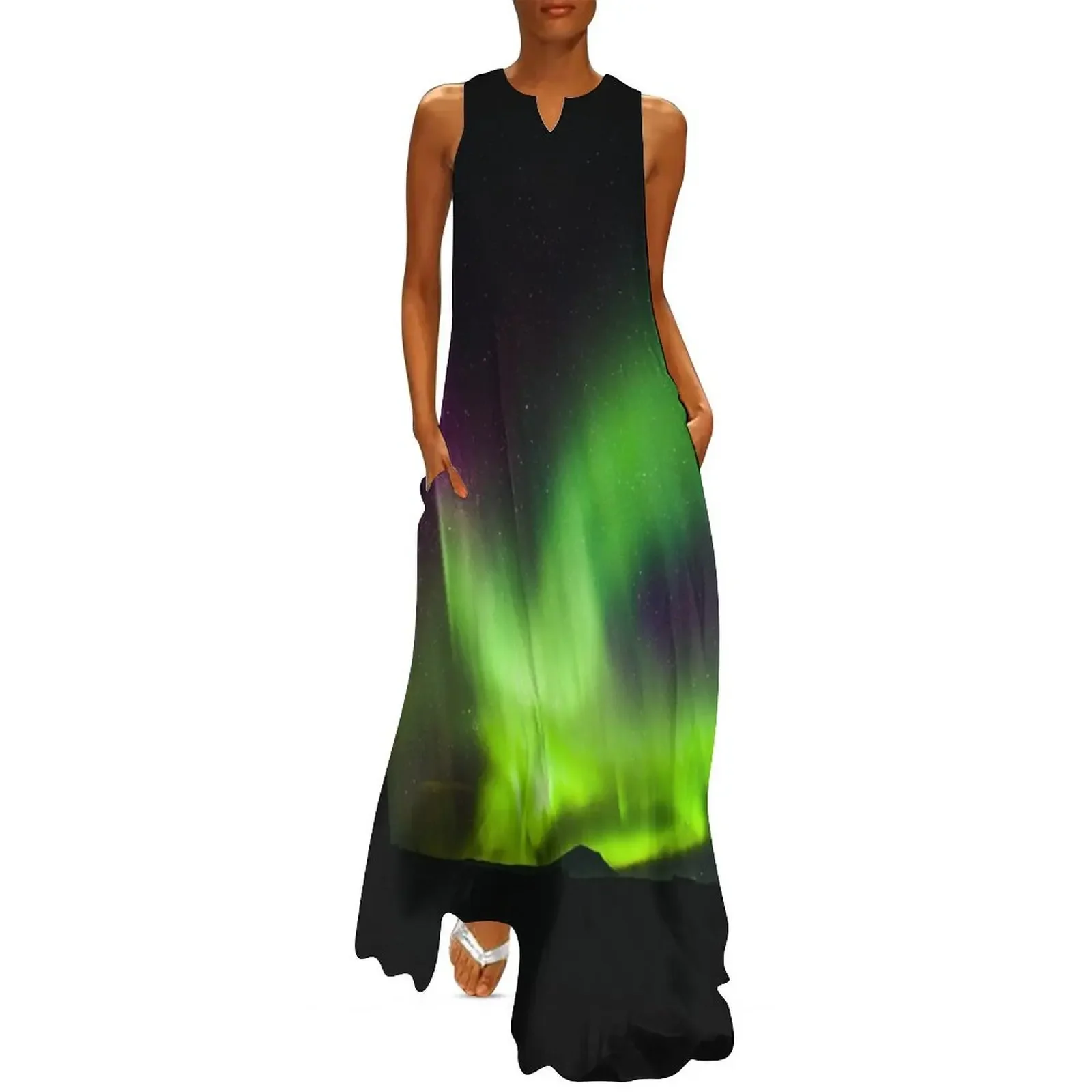 Northern Lights, Purple and Gr - Winter Clothing Alaska recensione e prezzo