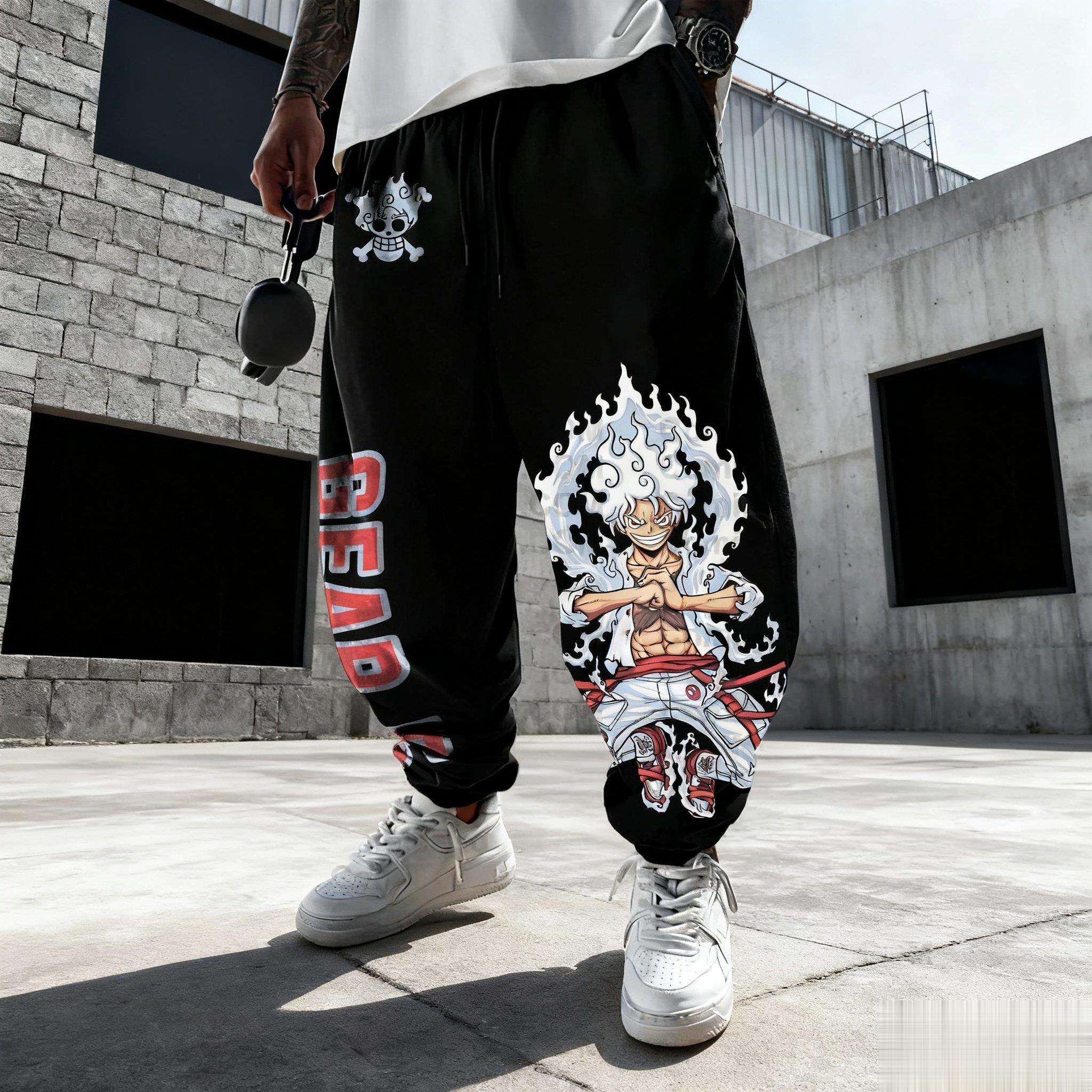 One Piece Luffy Mens Sweatpant - Winter Clothing Anime recensione e prezzo