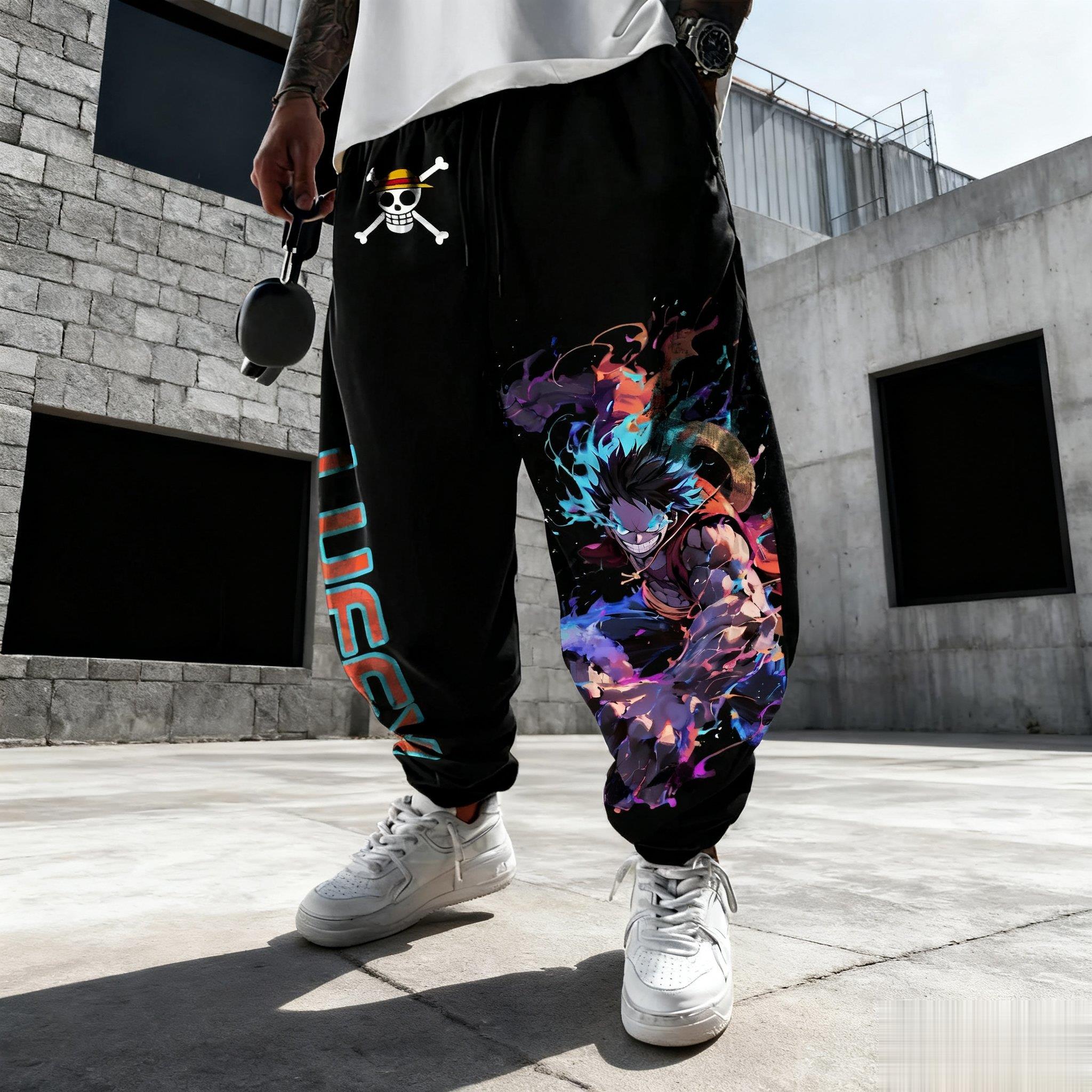 One Piece Luffy Mens Sweatpant - Winter Clothing Anime recensione e prezzo