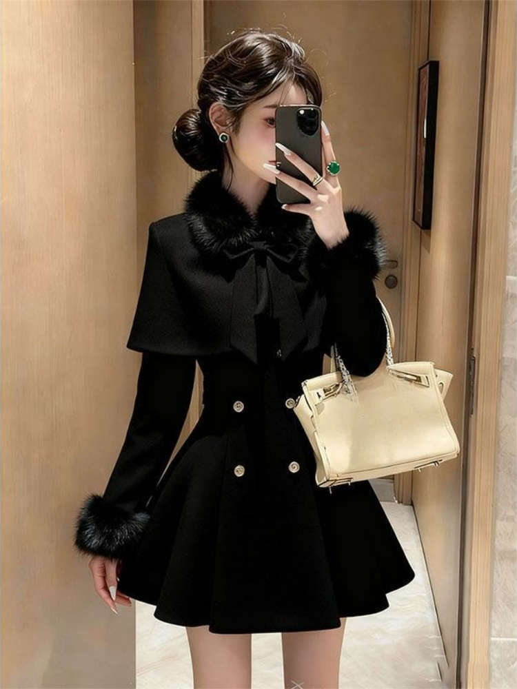 French Elegant Vintage Woolen  - Winter Clothing Trends 2025 recensione e prezzo
