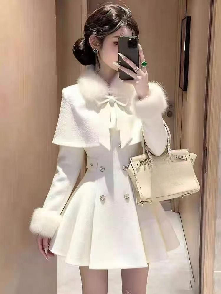 French Elegant Vintage Woolen  - Winter Clothing Trends 2025 recensione e prezzo