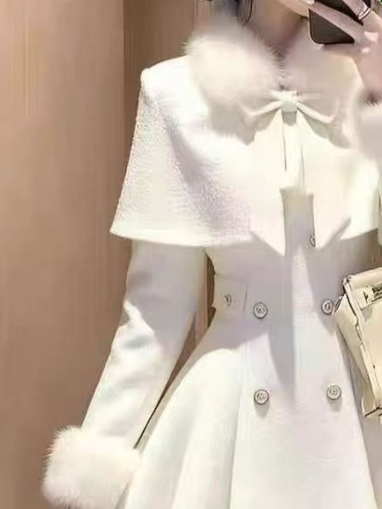 French Elegant Vintage Woolen  - Winter Clothing Trends 2025 recensione e prezzo