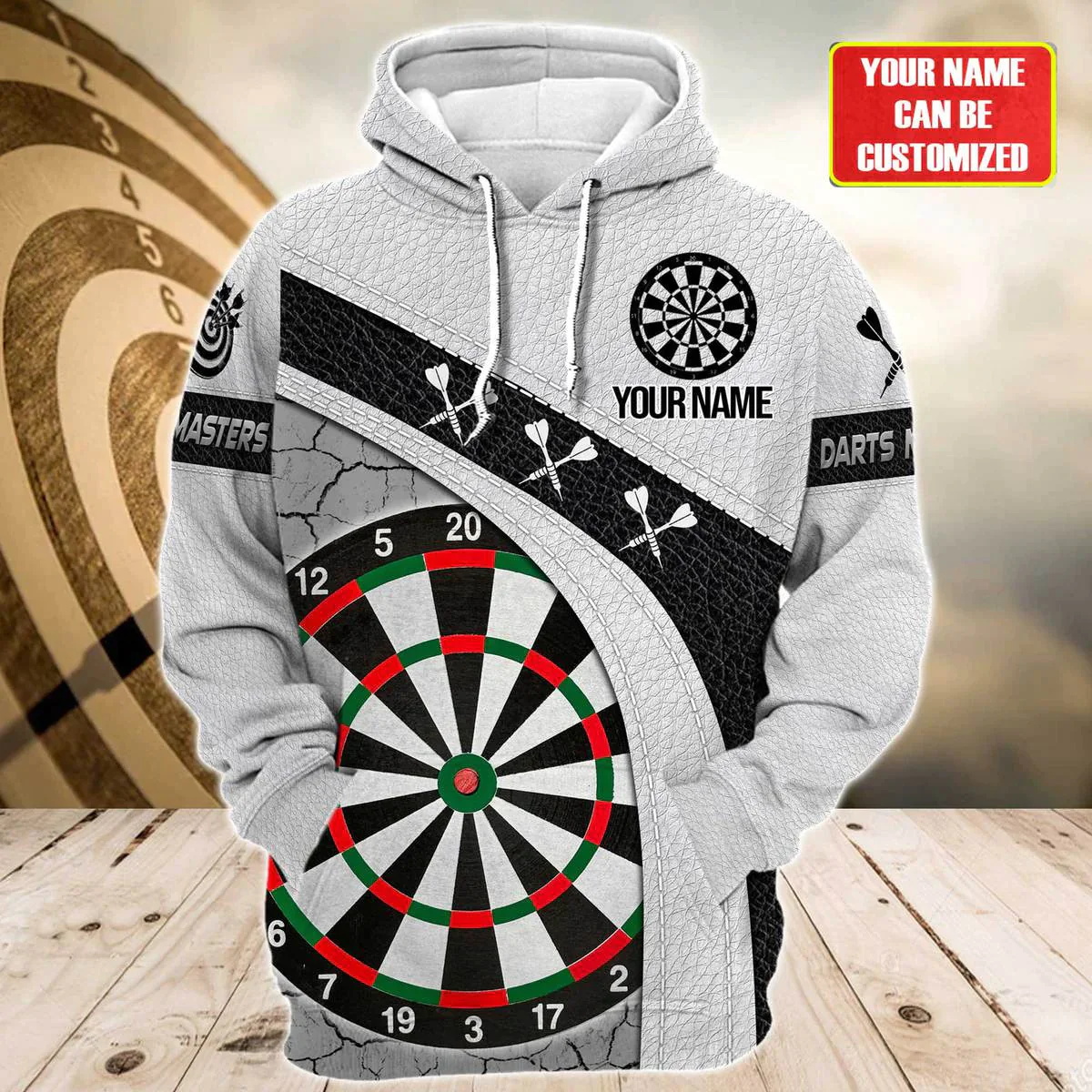 3D Disc Dart Printed Hoodies F - Winter Clothing Name recensione e prezzo