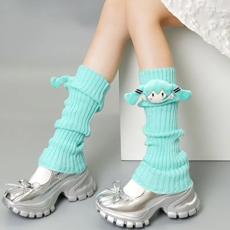 Cute Dopamine Knitted Stacked  - Winter Clothing Leg Warmers recensione e prezzo