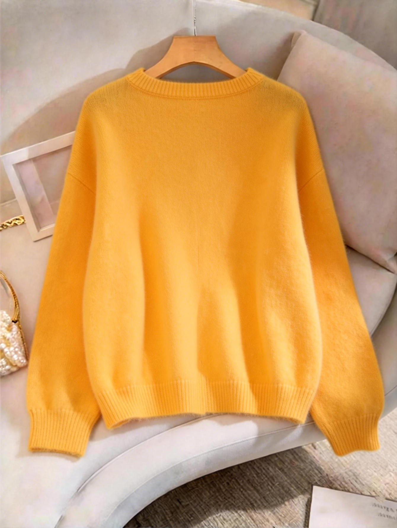 New Autumn and Winter Niche Kn - Yellow Winter Clothing recensione e prezzo