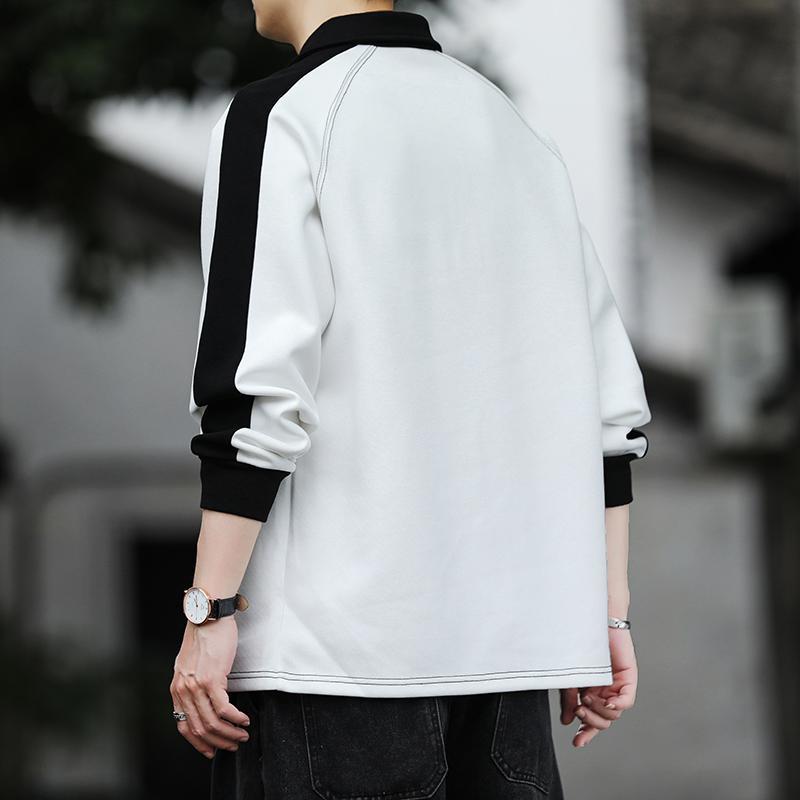 Color Contrast Mens Polo Shirt - Winter Clothing Quotes recensione e prezzo