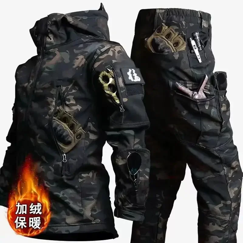 Men Thicken Soft Shell Winter  - Winter Clothing Hiking recensione e prezzo