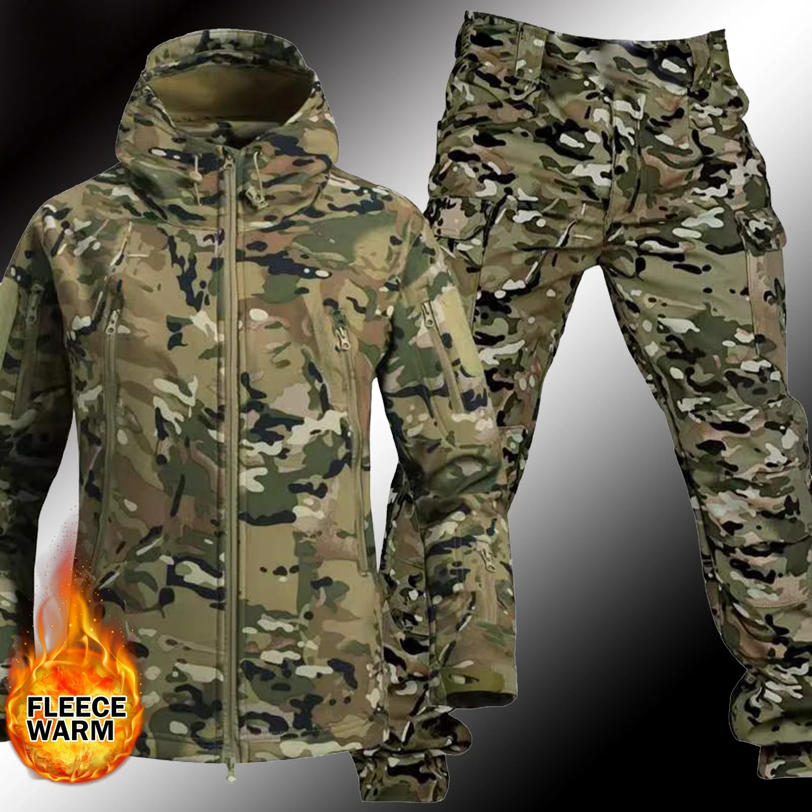 Men Thicken Soft Shell Winter  - Winter Clothing Hiking recensione e prezzo