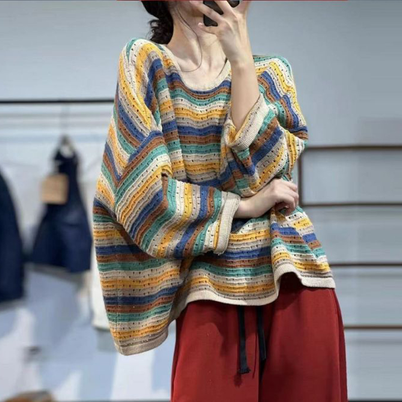 Spring Women Striped Long Slee - Yellow Winter Clothing recensione e prezzo
