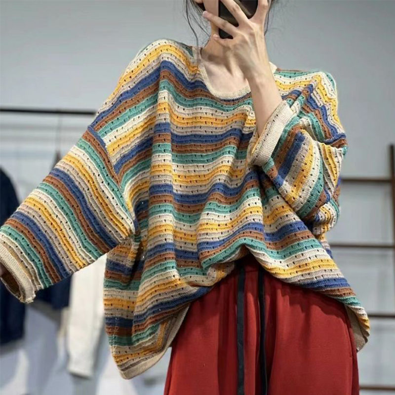 Spring Women Striped Long Slee - Yellow Winter Clothing recensione e prezzo