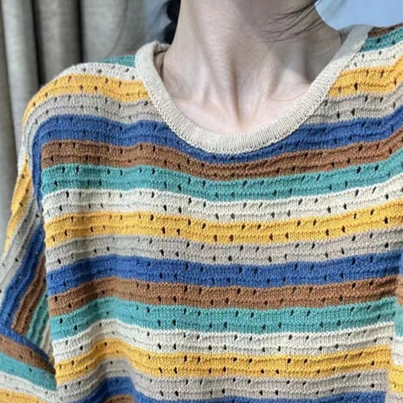 Spring Women Striped Long Slee - Yellow Winter Clothing recensione e prezzo