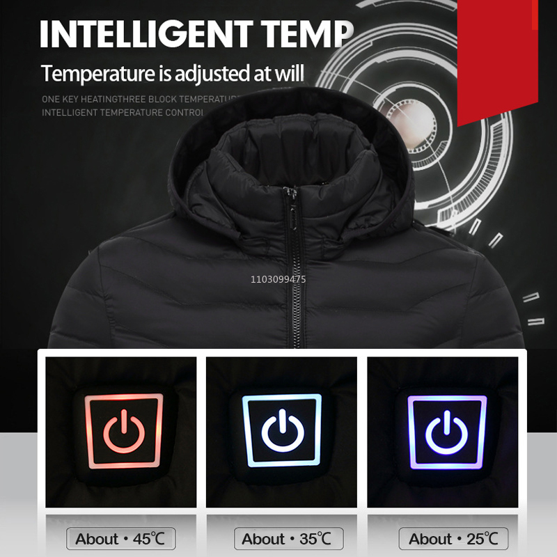 21 Areas USB Electric Heated J - Winter Clothing Hiking recensione e prezzo
