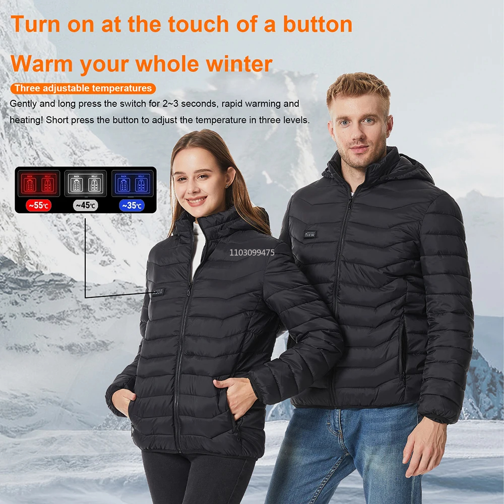 21 Areas USB Electric Heated J - Winter Clothing Hiking recensione e prezzo