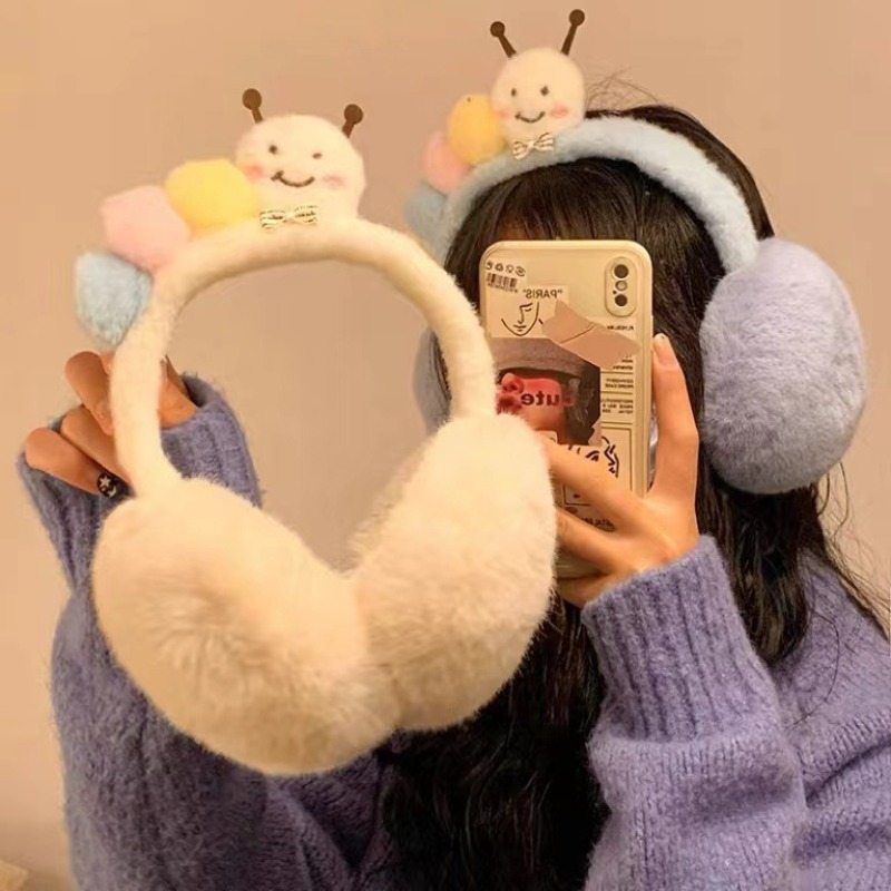 New Cute Funny Plush Caterpill - Winter Clothing Earmuffs recensione e prezzo