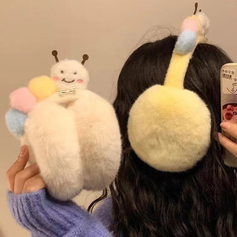 New Cute Funny Plush Caterpill - Winter Clothing Earmuffs recensione e prezzo