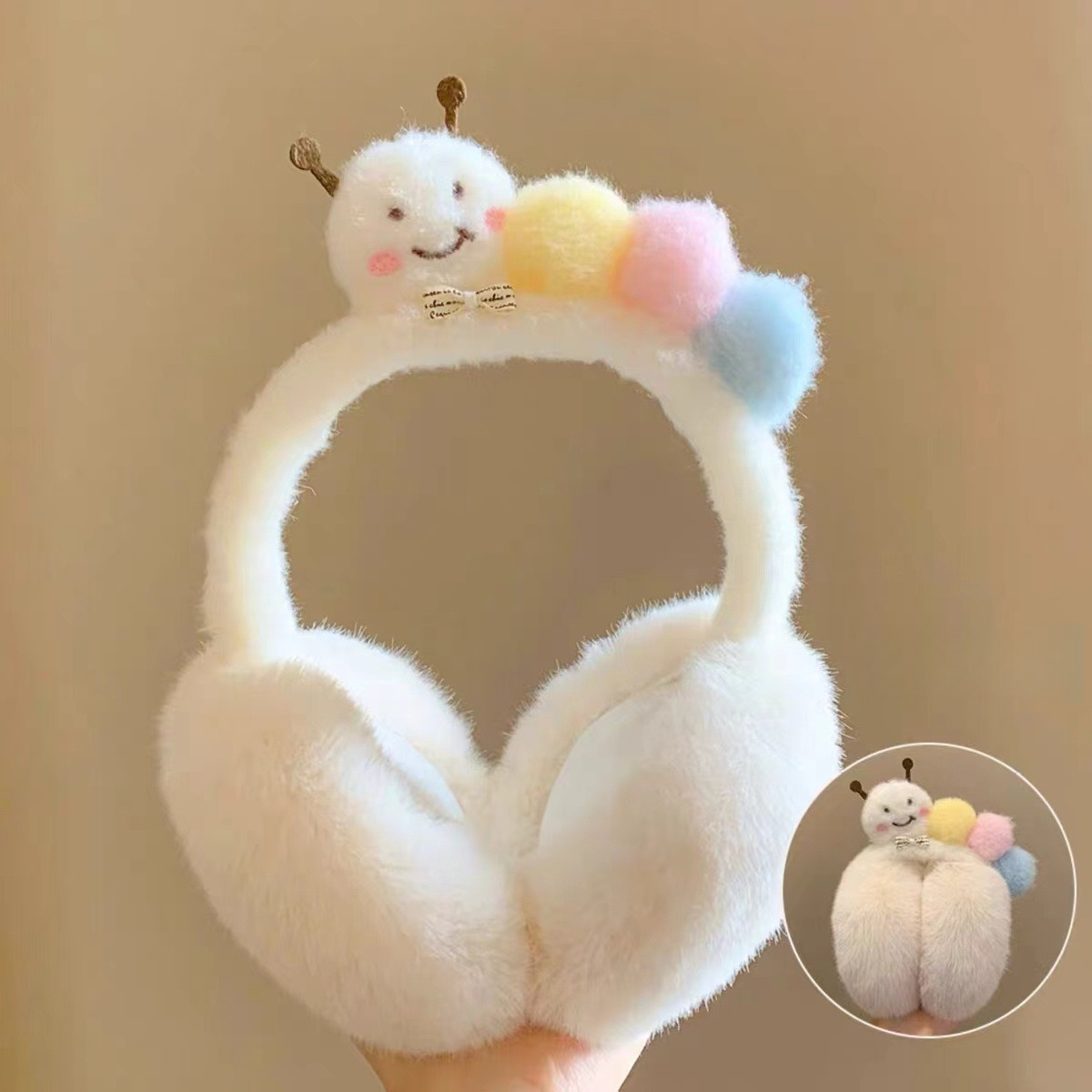 New Cute Funny Plush Caterpill - Winter Clothing Earmuffs recensione e prezzo