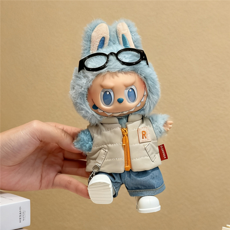 For 15 17cm Labubu Doll Solid  - Winter Clothing Fashion recensione e prezzo