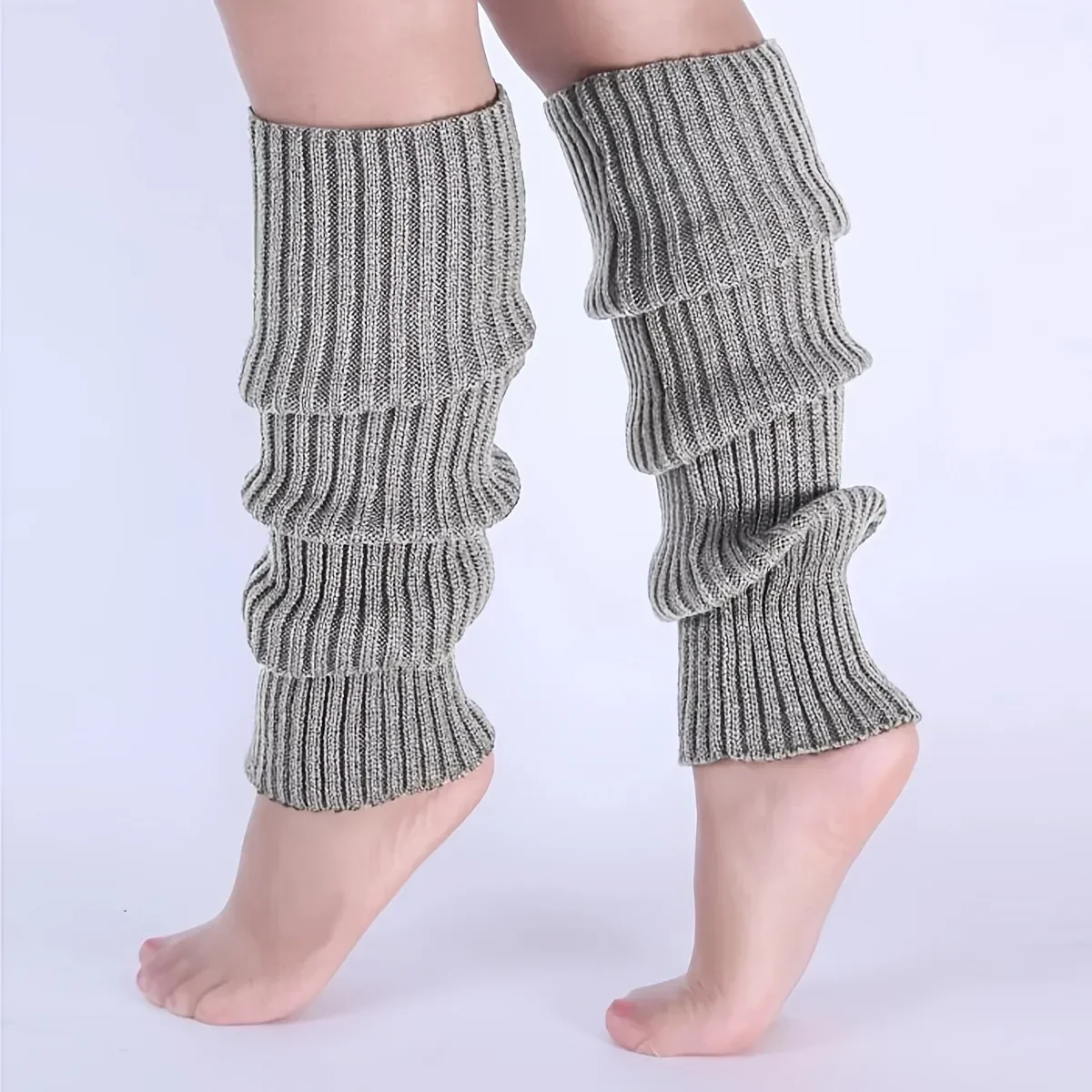 Warm Knitted Leg Warmers for W - Winter Clothing Leg Warmers recensione e prezzo