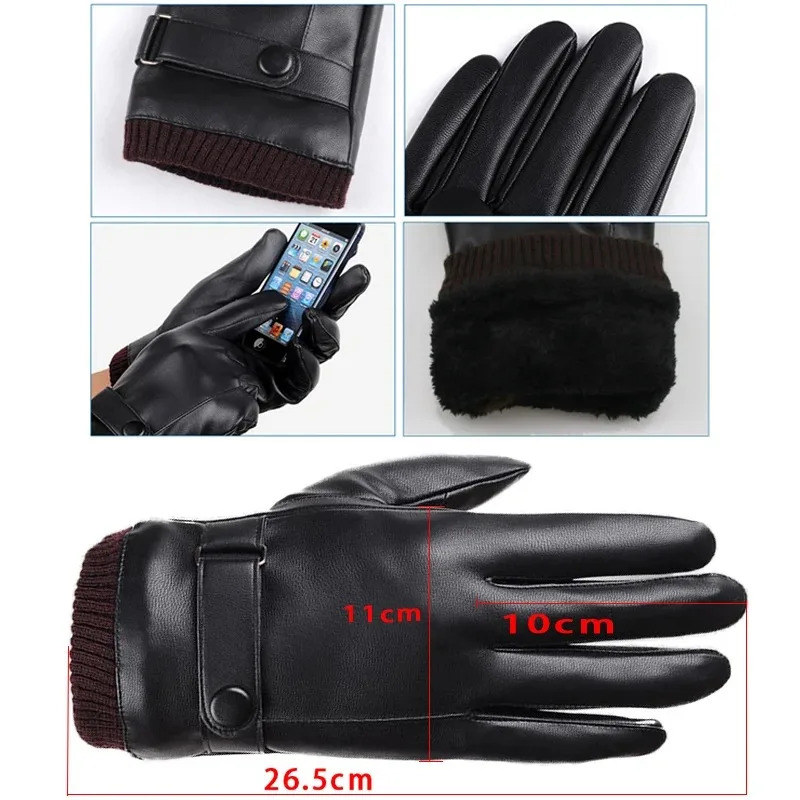Men's Gloves Black Winter Mitt - Winter Clothing Drive recensione e prezzo