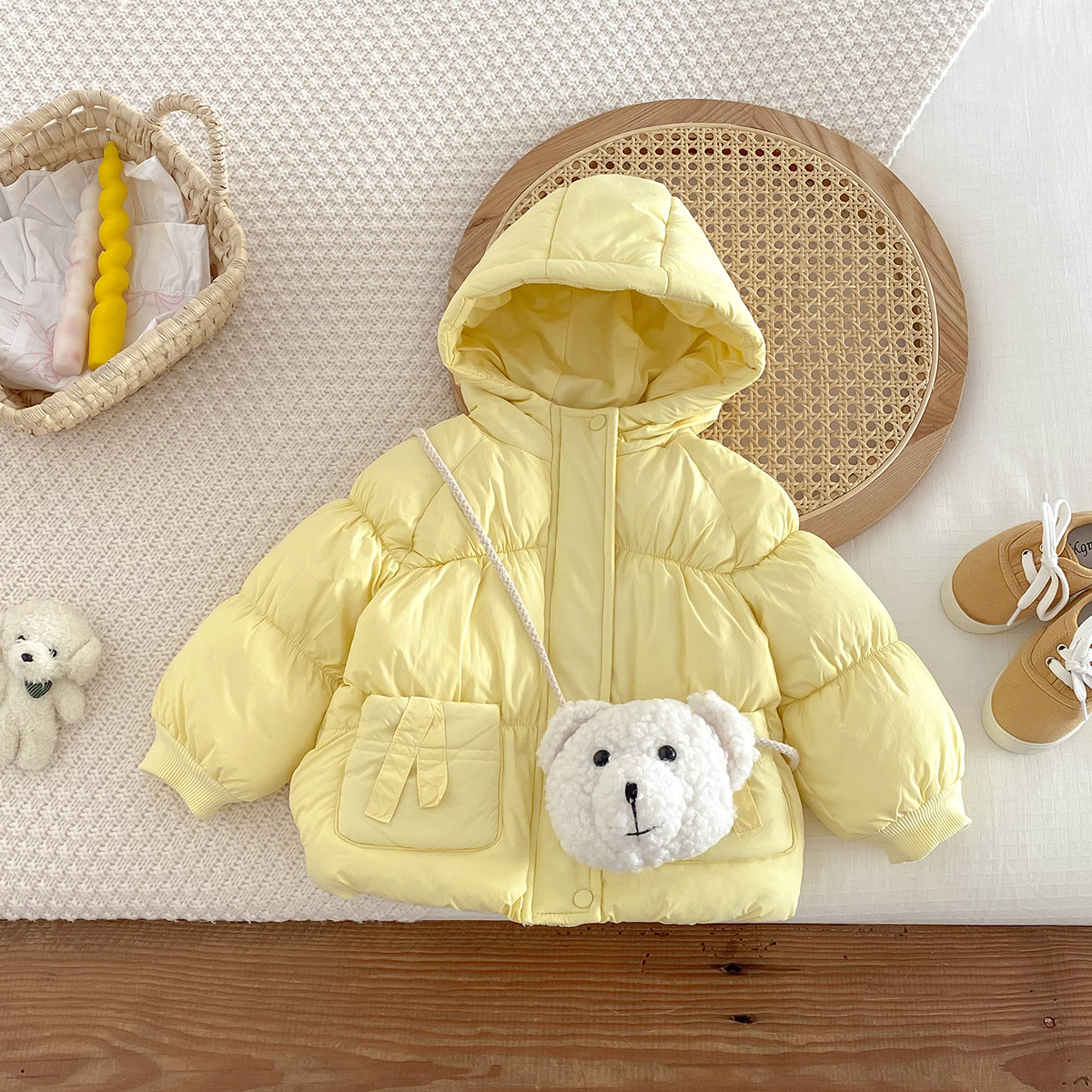 Baby Cotton Clothing Yellow Ca - Yellow Winter Clothing recensione e prezzo