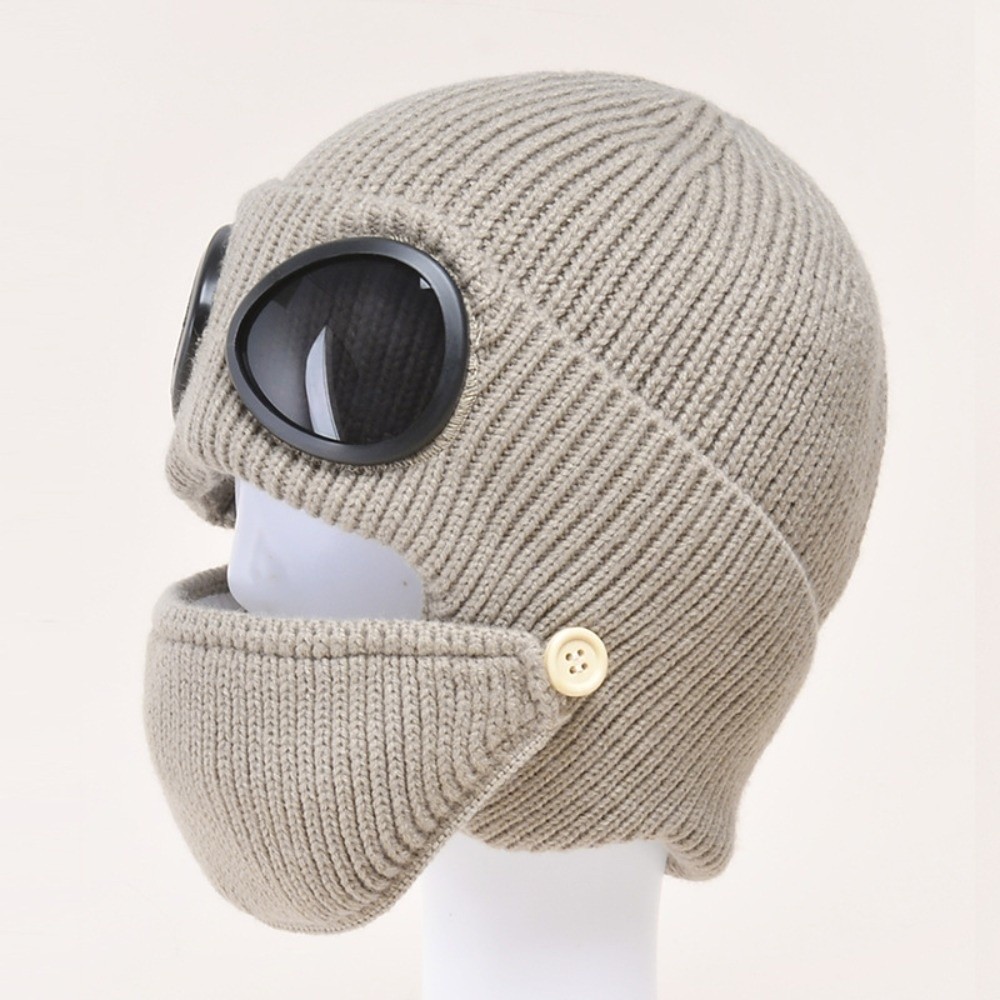 Fleece-lined Warm Woolen Hat w - Winter Clothing Earmuffs recensione e prezzo
