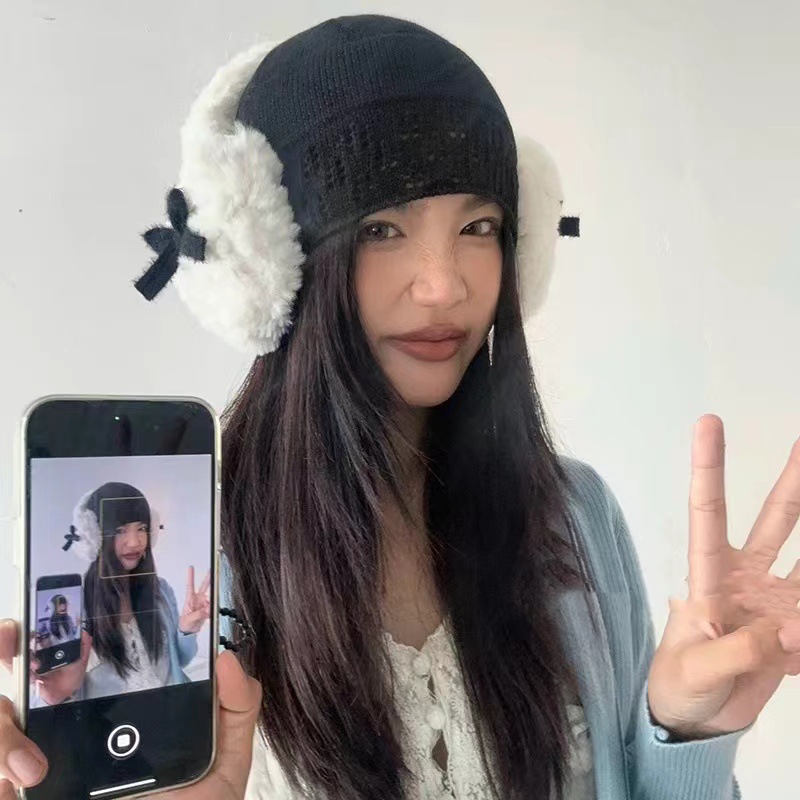 Trendy Bow-knot Ear Muffs Wint - Winter Clothing Earmuffs recensione e prezzo