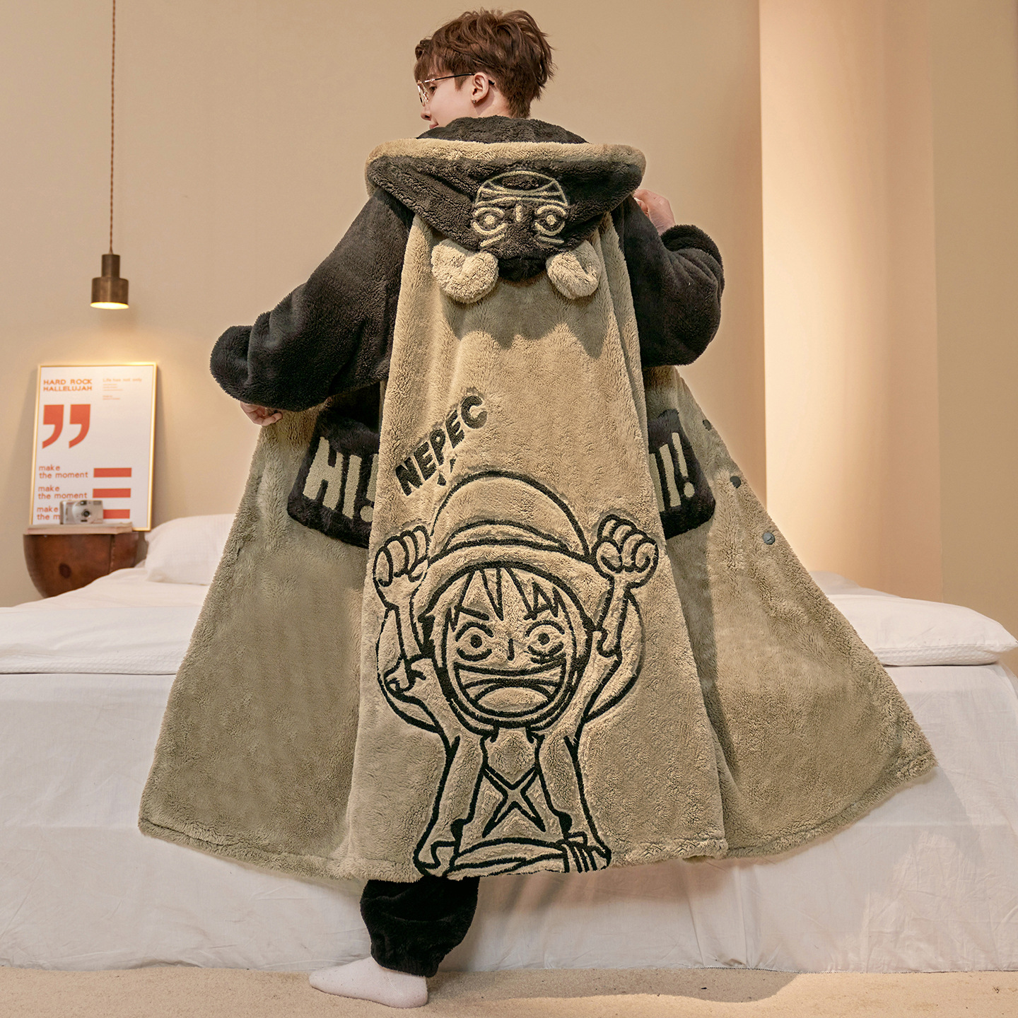 One Piece Luffy Bathrobe Anime - Winter Clothing Anime recensione e prezzo
